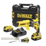 DeWalt DCF620P2K / Aku bezuhlíkový skrutkovač do sadrokartónu / 18V / 2x 5.0Ah / pre páskované skrutky / dopredaj (DCF620P2K)