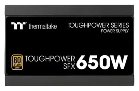Thermaltake Toughpower SFX 650W / Zdroj / SFX / 650W / modulárny / 80 PLUS Gold (PS-STP-0650FNFAGE-1)