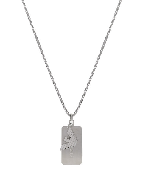 Emporio Armani Pánsky náhrdelník z ocele Eagle Logo EGS3167040