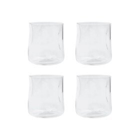 House Doctor Sklenice Sand Clear – set 4 ks