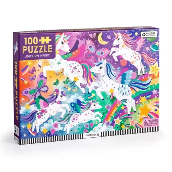 Mudpuppy Puzzle Kúzelní jednorožci