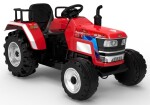 Mamido Detský elektrický traktor Mahindra XXL žltý