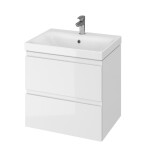 Kúpeľňová skrinka s umývadlom Cersanit MODUO 59,5x62x44,7 cm biela lesk S801-223-DSM S801-223-DSM