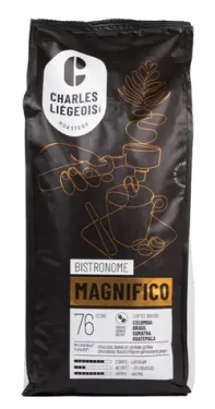 Charles Liégeois Magnifico 1 kg / Zrnková káva / zmes Arabica Robusta (5411651103951)