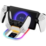 IPega P5P11 Charger Dock s RGB 2v1 pre Playstation Portal Remote Player a PS5 Ovládač biela (57983119470)