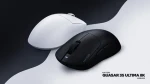 Hator Quasar 3S Ultima čierna / Herná bezdrôtová myš / optická / 30000 DPI / 2.4GHz / Bluetooth / USB-C (HTM660)