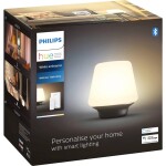 Philips Lighting Hue LED stolná lampa 871951434141800 En.trieda 2021: F (A - G) Hue White Amb. Wellness Tischleuchte schwarz 806lm inkl. Dimmschalter E27 8 W; 871951434141800