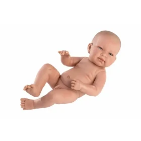 Llorens 73801 NEW BORN CHLAPČEK - realistická bábika bábätko s celovinylovým telom - 40 cm