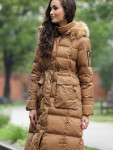 PERSO Coat BLH220027FXF Béžová farba