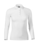Polokošeľa Pique Polo LS biela XL