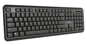 Trust TK-350 čierna / Klávesnica / DE layout / AAA batéria (24415)