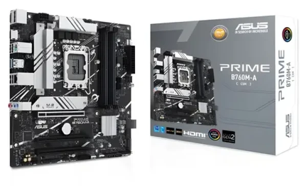Asus Prime B760M-A-CSM / Základná doska / B760 / LGA 1700 / 4X DDR5 / mATX (90MB1EK0-M1EAYC)