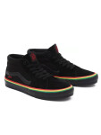 Vans Skate Grosso Mid RASTA BLACK pánske letné topánky