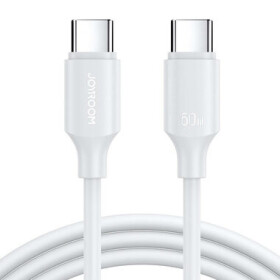 Joyroom S-CC060A9 Nabíjací kábel USB-C (M) - USB-C (M) 60w 1m biela (S-CC060A9 1m CW)