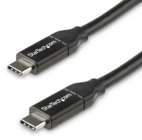 StarTech čierna / Kábel USB-C / Power Delivery 5A / 0,5 m (USB2C5C50CM)