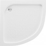 MEXEN - Štvrťkruhová vanička 90x90, biela 47109090