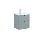 Kúpeľňová skrinka s umývadlom VitrA Root 60x67x46 cm zelená mat ROOTG60GINTS ROOTG60GINTS