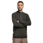 Bushman Pánsky sveter Sakari tmavá khaki XL