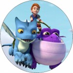Jedlý papier Drakovia záchranári lietajúce draky 19,5 cm - Pictu Hap - Pictu Hap