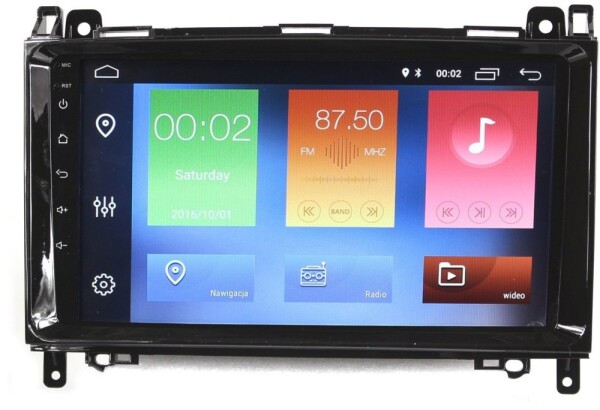 Michelin Radio Navigácia GPS Mercedes W245, T245 A klasa Android