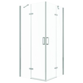 KERRA - Sprchovací kút Flow 90 Chróm (bez vaničky) 5907548117854
