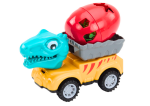 Mamido Auto dinosaurus s vajcom a prívesom Figúrky sada 4 ks