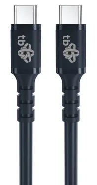 TB Touch Kábel USB-C - USB-C 1m čierny / Power Delivery 60W / USB 2.0 / Jelly (AKTBXKUCCZEL10B)