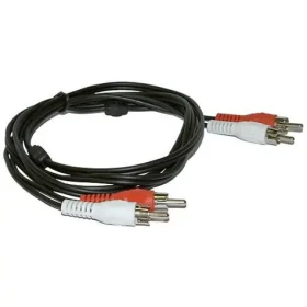 MicroConnect Stereo kábel 2x RCA (M) - 2x RCA (M) 5m čierna (AUDCC5)