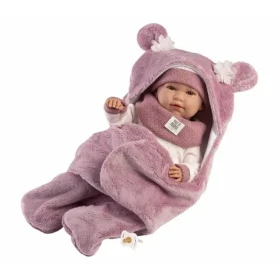 Llorens 74130 NEW BORN - realistická bábika bábätko so zvukmi a mäkkým látkovým telom - 42 cm