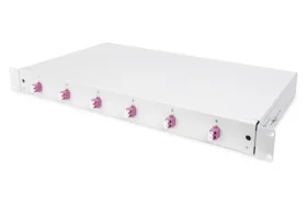 Digitus DN-96330-4 sivá / Optický spojovací box / 1U / 6x LC duplex / OM4 (DN-96330-4)