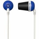 Koss Plug Color modrá / Špuntové slúchadlá / 3.5mm jack / 1.2m / bez kódu (THE PLUG Blue)