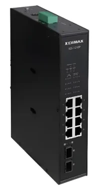 Edimax IGS-1210P / Switch / priemyselný / 8- Port PoE GbE / 2x GbE SFP / Unmanaged (IGS-1210P)