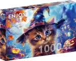 ENJOY Puzzle Malá čarodejnícka mačka