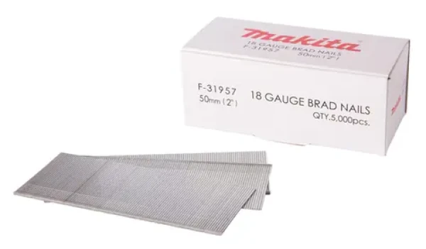 Makita F-31957 Klince nastreľovacie / kaliber 18 / dĺžka 50 mm / 5000 ks (F-31957)