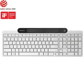 Lenovo 800 biela / Bezdrôtová klávesnica / Bluetooth 5.1 / CZ/SK / numerická klávesnica / dobíjacia (GY41R69605)