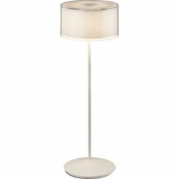 Ab+ by Abert Logo biela / Stolová lampa / LED / 2.2W / 230 lm / Li- ION / IP54 (9101317004)