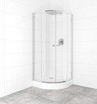 SAT - Set sprchovacieho kúta a vaničky, štvrťkruh 80x80 cm Multi Basic SIKOBKMUS80CRCH SIKOBKMUS80CRCH