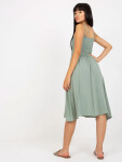 Šaty D73761M30314A pistáciové L/XL