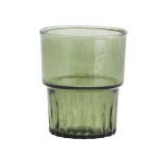 MADAM STOLTZ Pohár na vodu Colors 200 ml Zelená