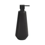 Spirella JOSHUA dávkovač mydla matne čierny / keramika / 650 ml