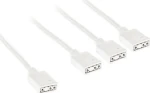 Kolink ARGB rozbočovací kábel 1-3 biela / Rozbočovací kábel / ARGB 3-pin / 30 cm (PGW-AC-KOL-156)