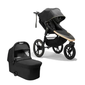 BabyJogger SUMMIT X3 set 2v1 (kočík+korba) ROBIN ARZON gold+ Prime BLACK (BJ2181987SET)