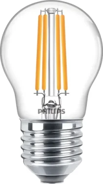 Philips CorePro LEDLuster P45 E27 / LED žiarovka / kvapka / 6,5 W / 806 lm / teplá biela 2700 K (PH-34766300)