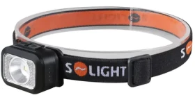 Solight WN52 LED čelové nabíjacie svietidlo čierna / 170lm / 800mAh / teplé + studené svetlo / IP44 / Li- ION (8592718041717)
