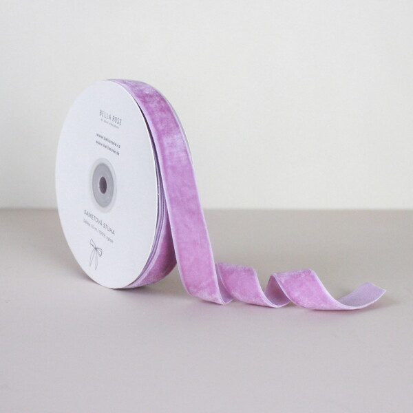 Bella Rose Zamatová stuha 2 cm – Lavender (10 m)