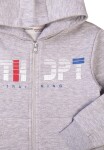 Chlapčenská mikina s kapucňou, Minoti, 7BZTHRU 1, sivá - 128/134 | 8/9let