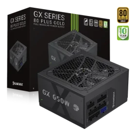 Gamemax GX 650GF / Zdroj / 650W / 80 PLUS Gold / ATX / Plne modulárne (GX 650GF)