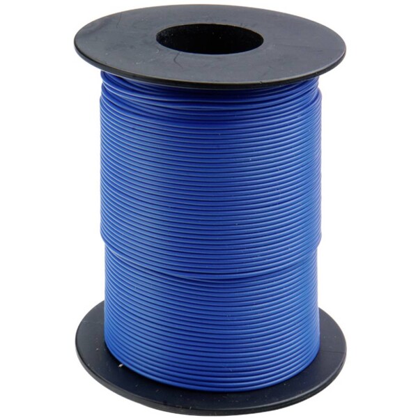 Donau Elektronik 125-S50-2 opletenie / lanko 1 x 0.25 mm² modrá 50 m; 125-S50-2