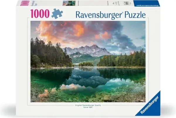 Ravensburger Puzzle Zugspitze pri jazere Eibsee