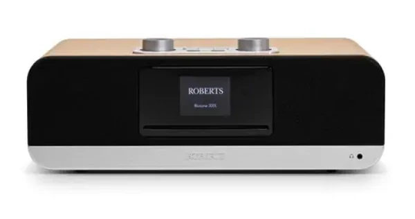 Roberts Radio BluTune 300L Cherry / Rádio / DAB+ a FM / USB / BT + Wi-Fi / CD / LCD Displej / 3.5mm (BLUTUNE300LE)